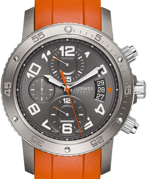 hermes clipper automatic chronograph watch|hermes clipper lady box.